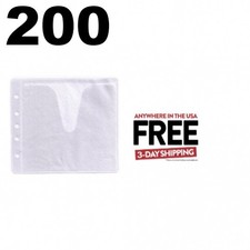 200 CD Double-sided Refill Plastic Sleeve White 1-3 DAYS