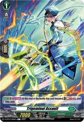 #ad #ad TRIGEMINAL ASSAULT D BT07 089EN C CARDFIGHT VANGUARD HP $1.99