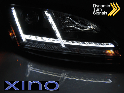 Faros DRL-LED negros dinámicos para Audi TT 8J Pre-FL 2006-2010 D1S AFS especificaciones de la UE - Imagen 5 de 11