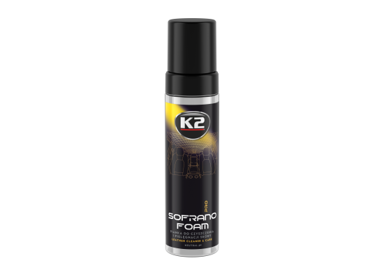 K2 Sofrano Foam Pro 200ml Leather Cleaner Foam – pH Neutral Deep Clean Safe NEW!