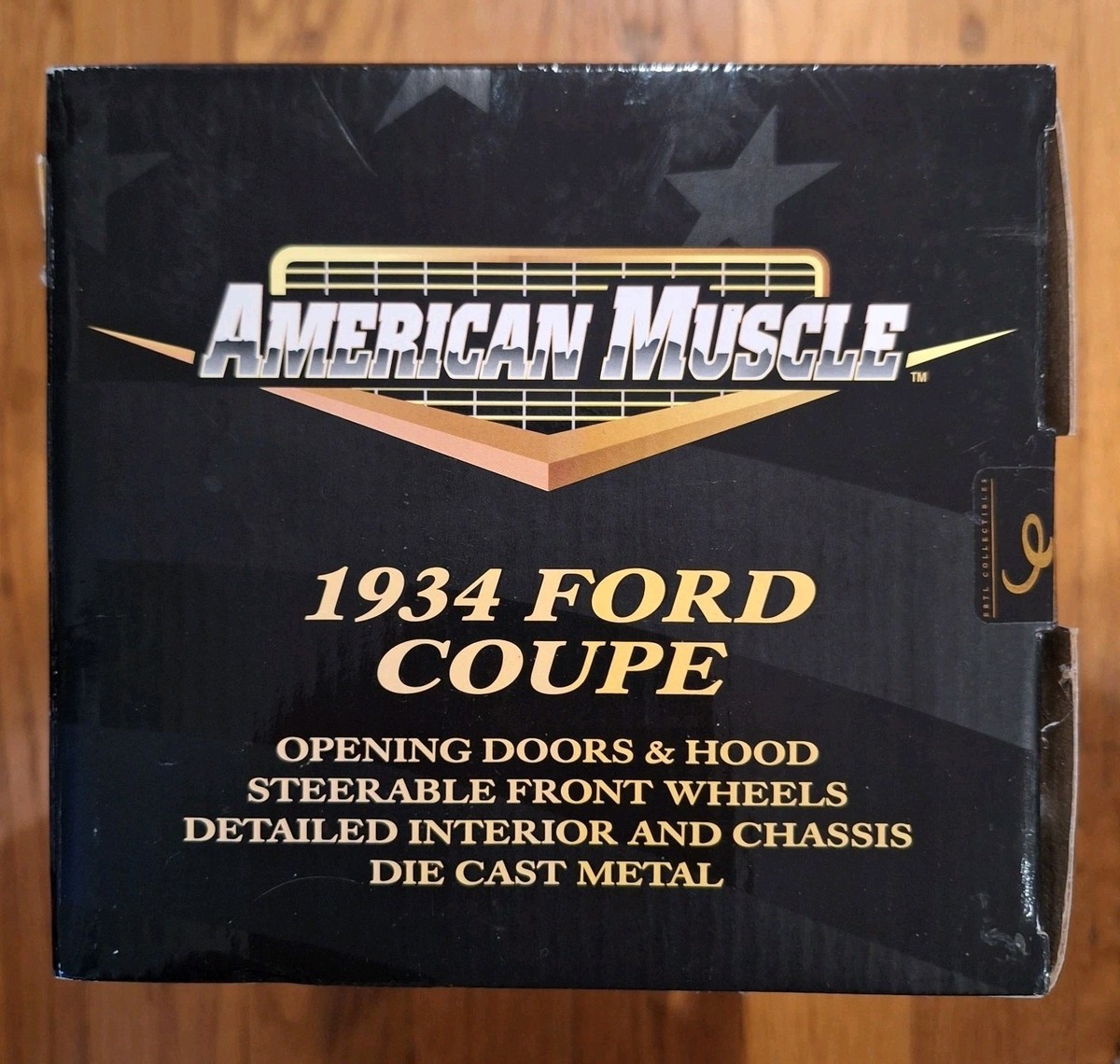 NEW Rare ERTL 1:18 Scale AMERICAN MUSCLE 1934 RED FORD COUPE