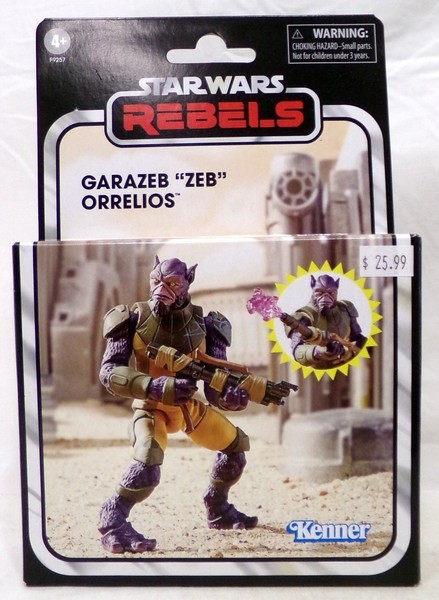"Hasbro Star Wars Vintage Collection Deluxe Garazeb Zeb Orrelios 3,75\" Figur Neu"-image