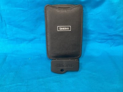 UNIDEN CARRY CASE/POUCH, Also Comes With Clip. Black Leather.