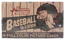 2003 Bowman Heritage Baseball 56' Edition Hobby Box