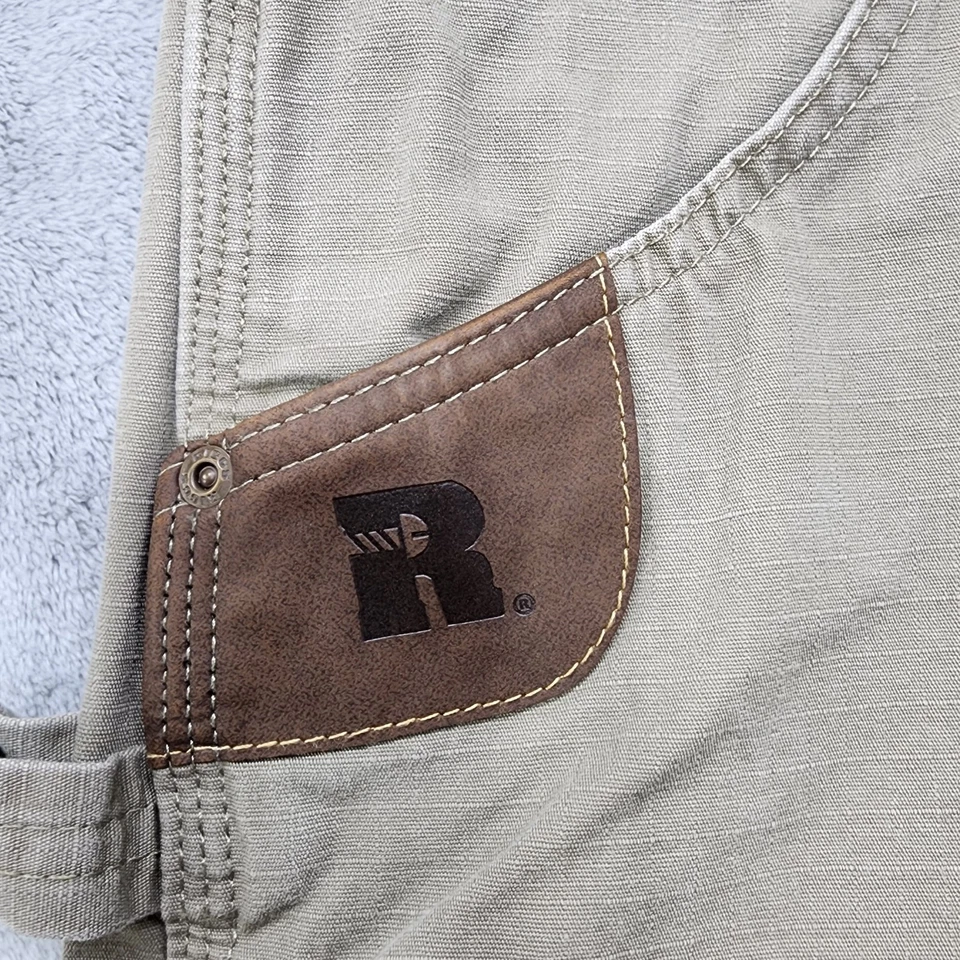 Vintage Wrangler Pants Mens 31x32 Tan Cargo Carpenter Double Knee Riggs Workwear - Image 2 of 4