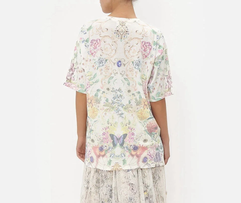 Camiseta Camilla Oversize Band Queens Bee Hive tamanho P - Imagem 2 de 4