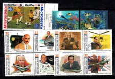 Micronésie 1994-95 Mi. 369, 402,406 Neuf ** 100% Coupe du monde, poissons, pionn