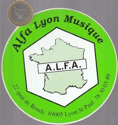 sticker. C43mus2. music. ALFA LYON MUSIC