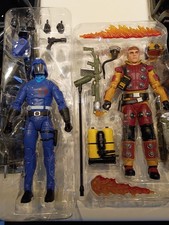 G.I. JOE CLASSIFIED COBRA COMMANDER AND BLOWTORCH NEW NO BOX