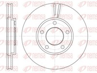 2X Remsa Bremsscheibe 6419.10 FüR Caravan ES Chrysler Dodge Voyager 282Mm 2 3 1