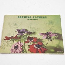 Drawing Flowers Victor Perard Art Book Floral Vintage 1958 Paperback