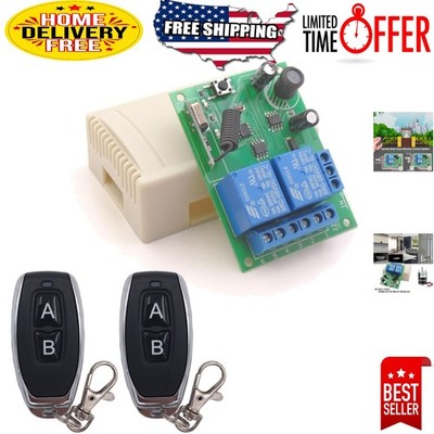 High-Performance 433MHz Wireless Control Switch for Gates, Doors & Lights - 10A