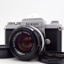 High-Quality Nikon New F Apollo Film Camera, NIKKOR-SC 50mm f1.4 Fully Serviced