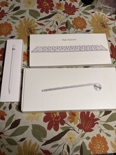 LOT of Working Apple Accessories W/ Boxes Keyboards A1314, A1644, A1604 Pen