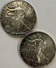 U.S. Mint 2011 American Silver Eagle $1 1 oz Silver Business Strike Lot of 2
