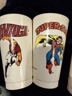 Vintage 1970s 7-Eleven Slurpee Cups Lot of 6 Marvel Superheroes — photo 2