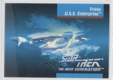 1992 Impel Star Trek The Next Generation Trivia: USS Enterprise #115 0q0