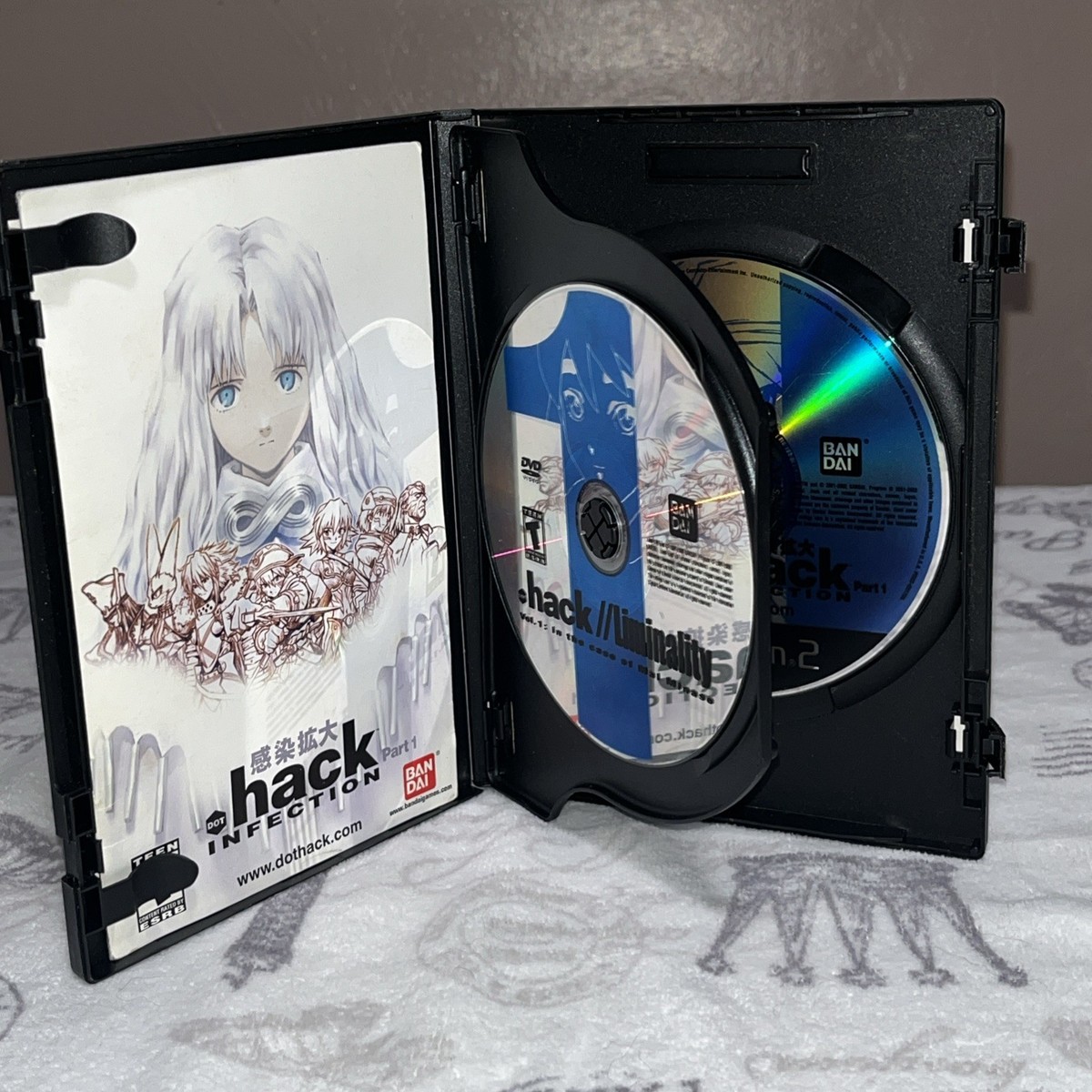 Dot hack INFECTION Part 1 PS2 PlayStation 2 Complete CIB + Bonus