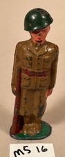 Metal Soldier at Attention with Rifle MS16 