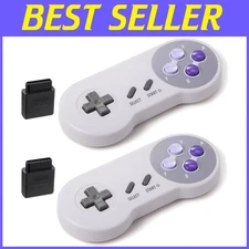 Wireless SNES Controller 2 Pack for Super Nintendo