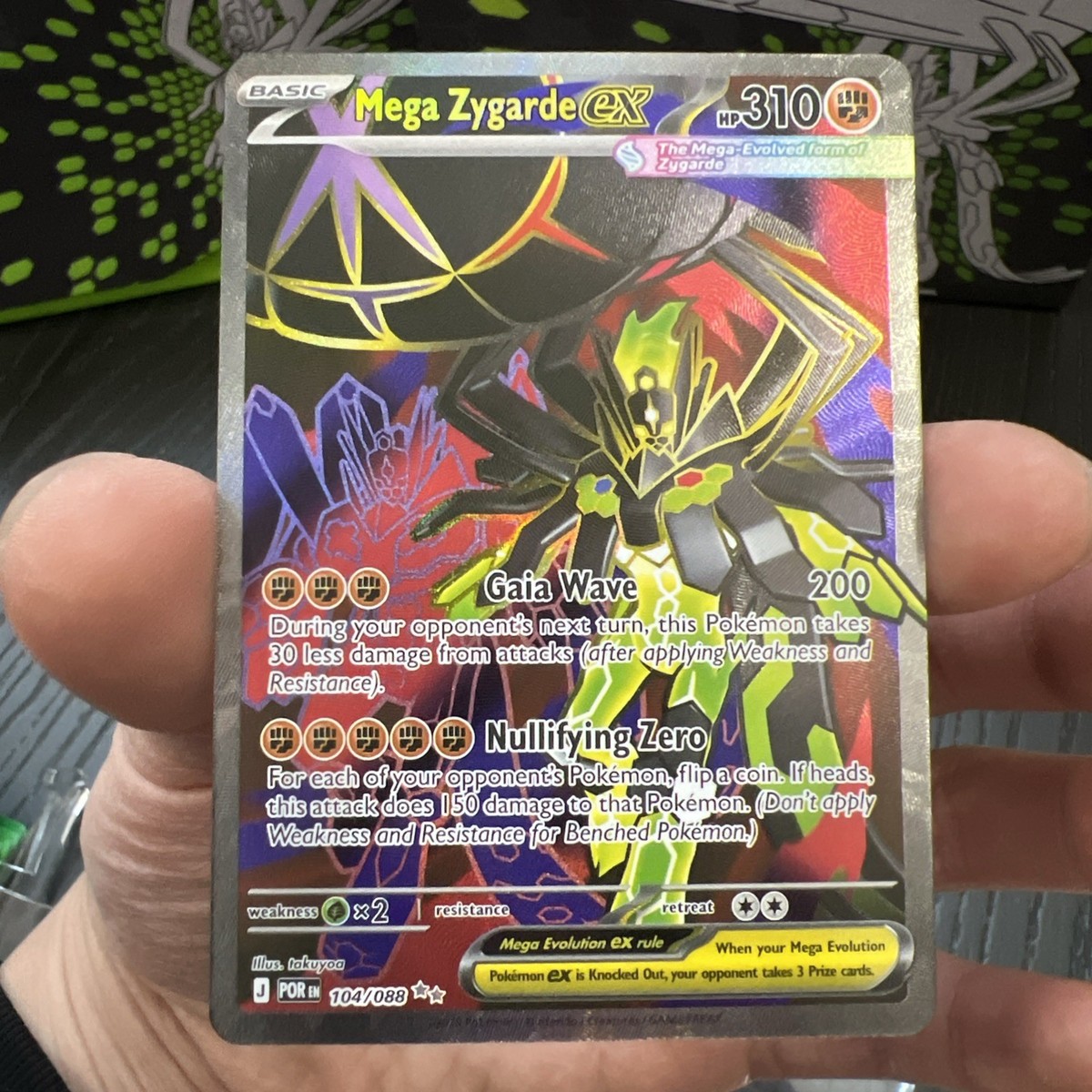 Pokemon TCG Perfect Order Mega Zygarde EX 104/88 NM | eBay