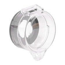 2X(Clear 22mm  Cover Guard Case for Round Push Button  B3U8)7860