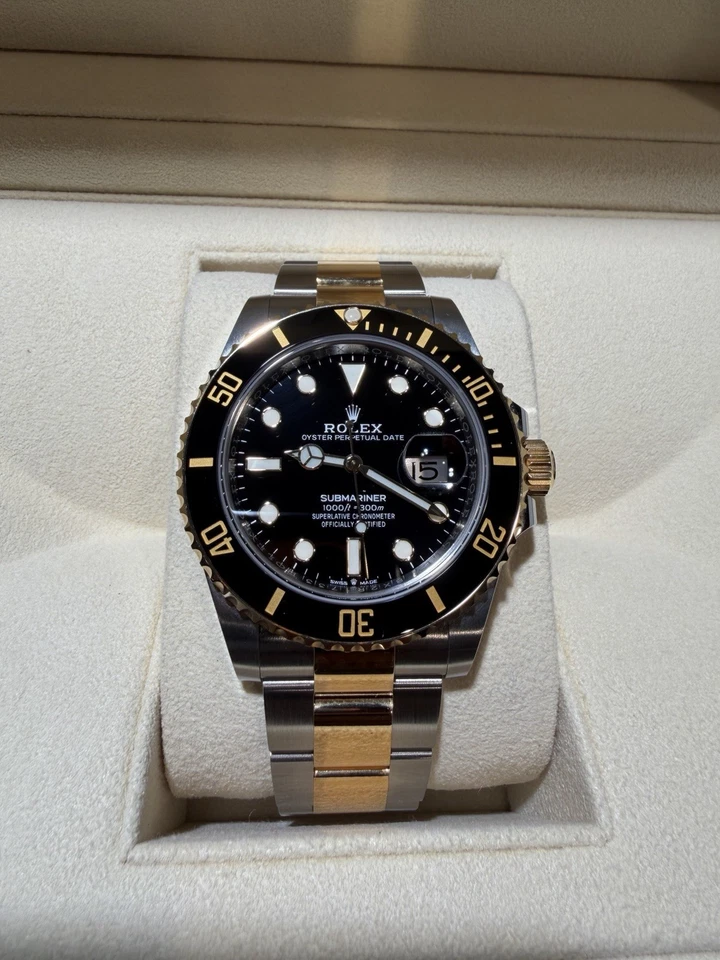 2021 劳力士 Sub 126613LN 钢/金牡蛎手链。 单所有者。 未抛光 — 第 2/4 张图片