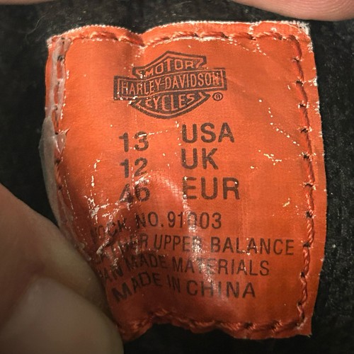 Harley Davidson Men's Sz 13 Faded Glory Leather Motorcycle Boots 91003 No Box - Picture 10 of 12