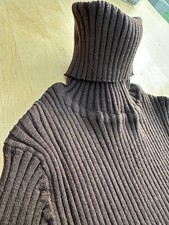 Formes Paris Designer Maternity Pullover 12 Brown Silk & Nylon