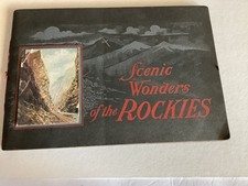 1903 Booklet Scenic Wonders of the Rockies Souvenir Views CO. / D & R. G.R.R.