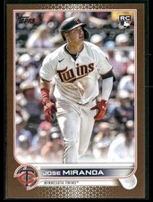 2022 Topps Update #US120 Jose Miranda Gold #/2022