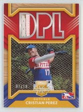 Cristian Perez 2022 Panini Elite Extra Edition DPL Materials Gold /10 Jersey
