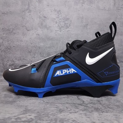 Nike Alpha Menace Pro 3 Blue/Black Football Cleats CT6649-007 Mens 11.5 NEW Nike Alpha Menace Pro 3 Football Cleats Black Blue CT6649  main image 3