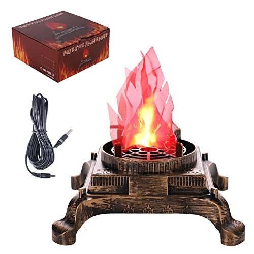 Halloween 3W Prop LED Fake Fire Flame Effect Lamp Torch Night Light