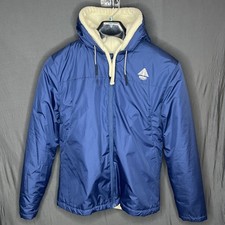 Berg Outdoors Lightweight Blue Jacket With Removable Beige Fleece Size 12-14