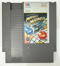 Marble Madness (Nintendo NES, 1989) NES Game & Box