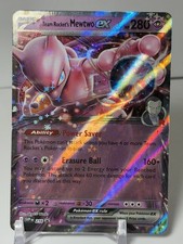 Lata Team Rocket De Pokémon – Carta Holográfica Mewtwo Ex Y 4 Sobres De Mejora Para JCC