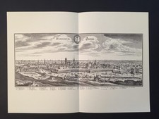 DANZIG - KUPFERSTICH MERIAN 1644 - 43x30 cm !! - ALTES FAKSIMILE 1966