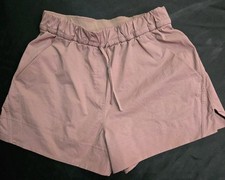 Lululemon Women's Small Mauve Pink Athletic Shorts Drawstring Pockets Athleisure
