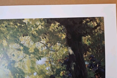 1988 Tom Lovell Berdan’s Sharpshooters Military Art Civil War Print 899/1500 COA - Picture 8 of 13