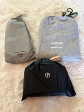 EVA Air Giorgio Armani Business Class Amenities|Jason Wu Pajamas| Gray Slippers