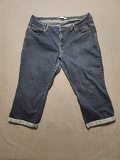 Levis Jeans Women Size 20W Blue Capri Plus Size Summer