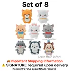 Disney Store Japan 8 CAT Urupocha Chan Mini Plush Set - Berlioz Toulouse Figaro
