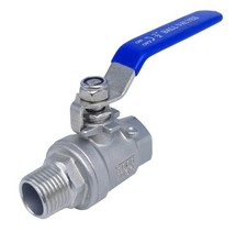1/2 Inch NPT Male x Female 304 Stainless Steel Full Port Ball Valve 1000WOG