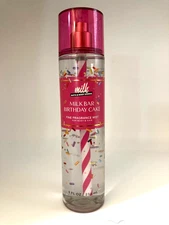 Bath & Body Works Milk Bar Birthday Cake Fine Fragrance Mist Spray Splash 8oz