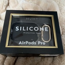 MVMT Silicone Black Case with Carabiner for Apple AirPods Pro EA1184-P-BKA