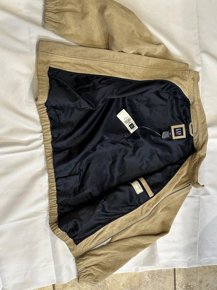 Gap Suede Boys Jacket NWT Size L/G (10) - Image 3 of 4