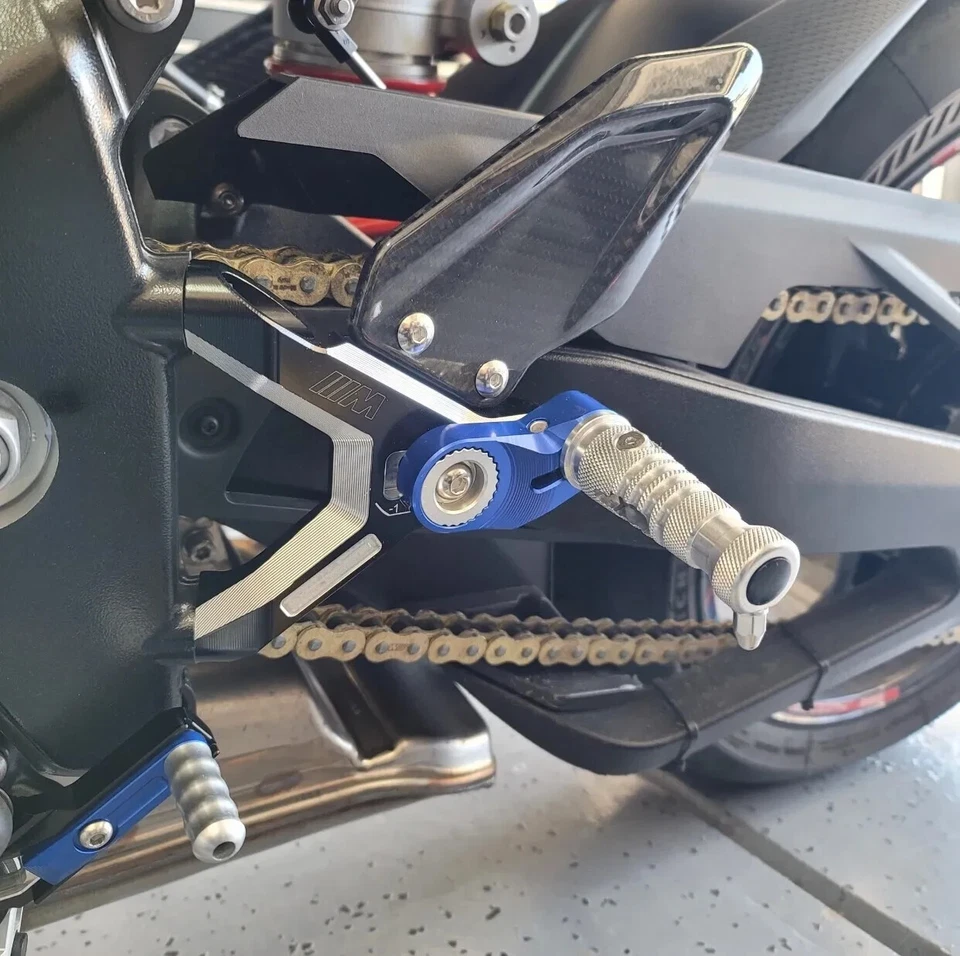 FOR BMW Motorrad M Rearsets Riders Footpegs for BMW S1000RR M1000RR 2019 -2024 - Image 2 of 4