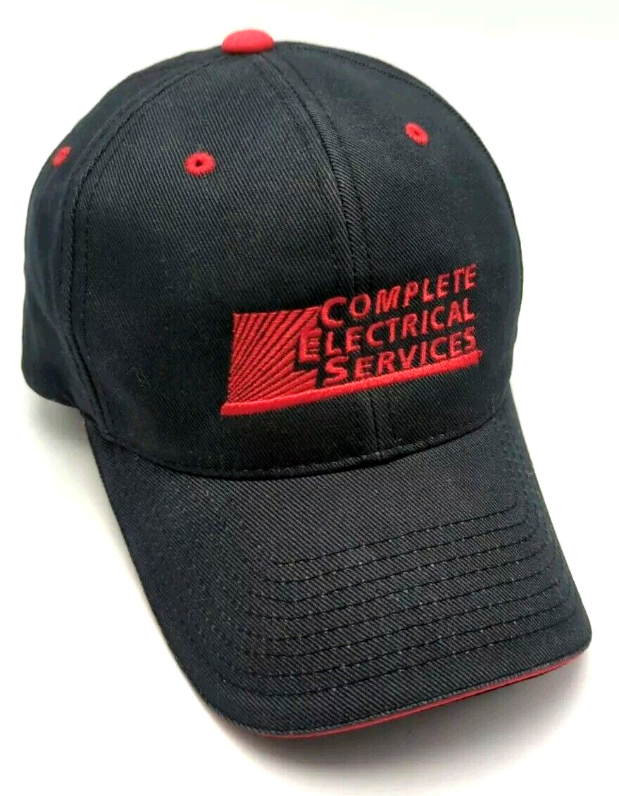 COMPLETE ELECTRICAL SERVICES hat black adjustable… - image 1