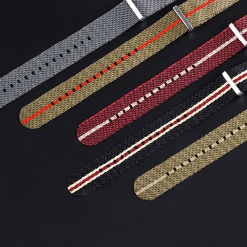 Military Style Nylon Watch Strap 18mm 20mm 22mm Canvas Band for Tudor Black Bay - Picture 8 of 16